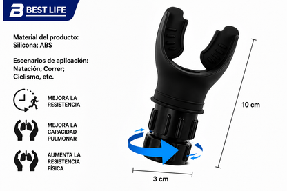 Ejercitador respiratorio portátil para pulmones