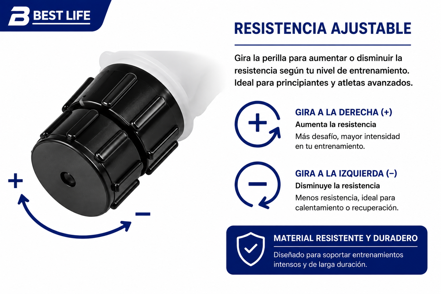 Ejercitador respiratorio portátil para pulmones