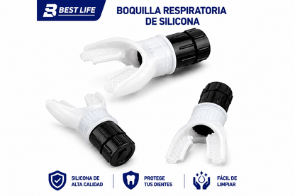 Ejercitador respiratorio portátil para pulmones
