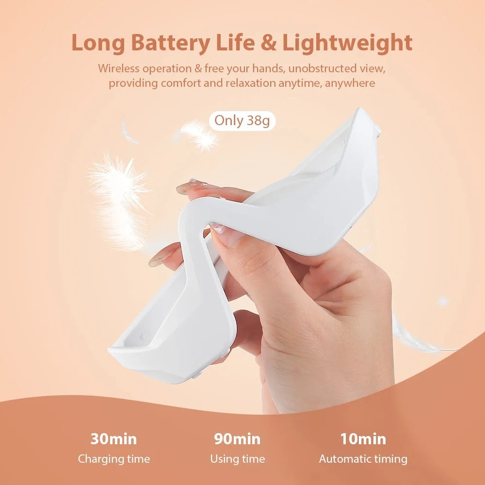 Masajeador de Ojos 3D EMS — Antifatiga Visual y Antiedad