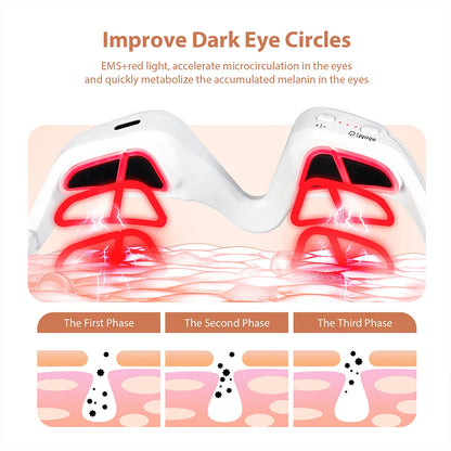Masajeador de Ojos 3D EMS — Antifatiga Visual y Antiedad
