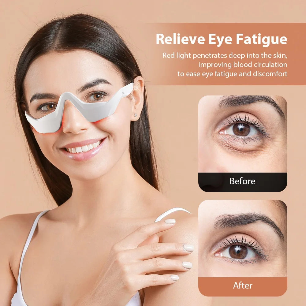 Masajeador de Ojos 3D EMS — Antifatiga Visual y Antiedad