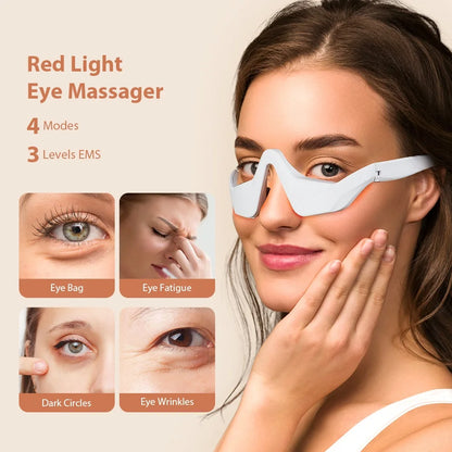 Masajeador de Ojos 3D EMS — Antifatiga Visual y Antiedad