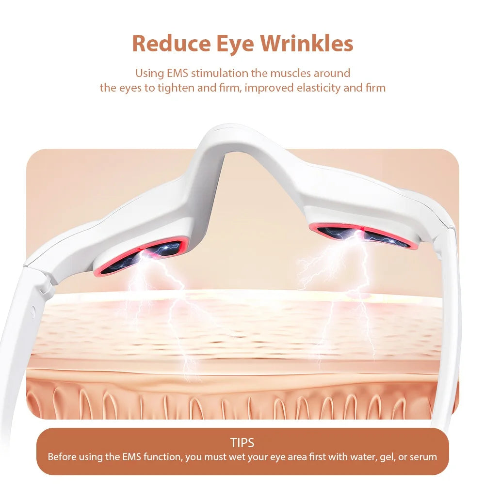 Masajeador de Ojos 3D EMS — Antifatiga Visual y Antiedad