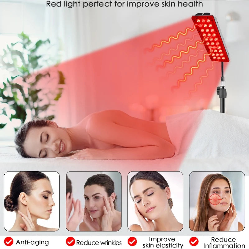 Panel de Terapia de Luz Roja LED 660nm + 850nm — BestLife