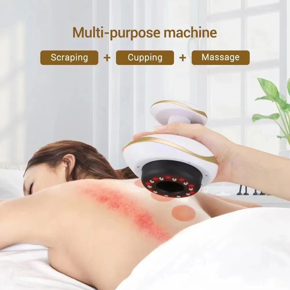 Masajeador Eléctrico Guasha y Ventosa con Calor — BestLife