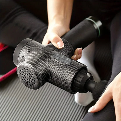 Pistola de Masaje Fascial Eléctrica — Recuperación Muscular Rápida